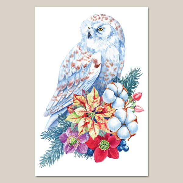 1. Winter owl